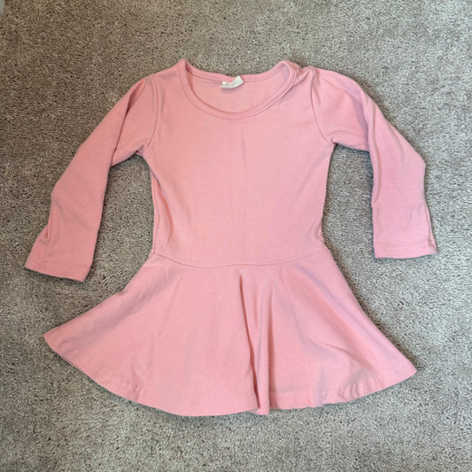 #139 Size 2T Peony Baby Pink Sweater Dress
