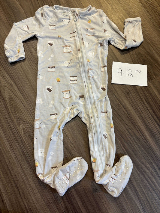 #138 - 9-12 Mo Angel Dear (Bamboo) Smores Zippy GUC