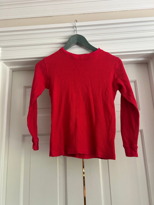 136 EUC red thermal boys size 8