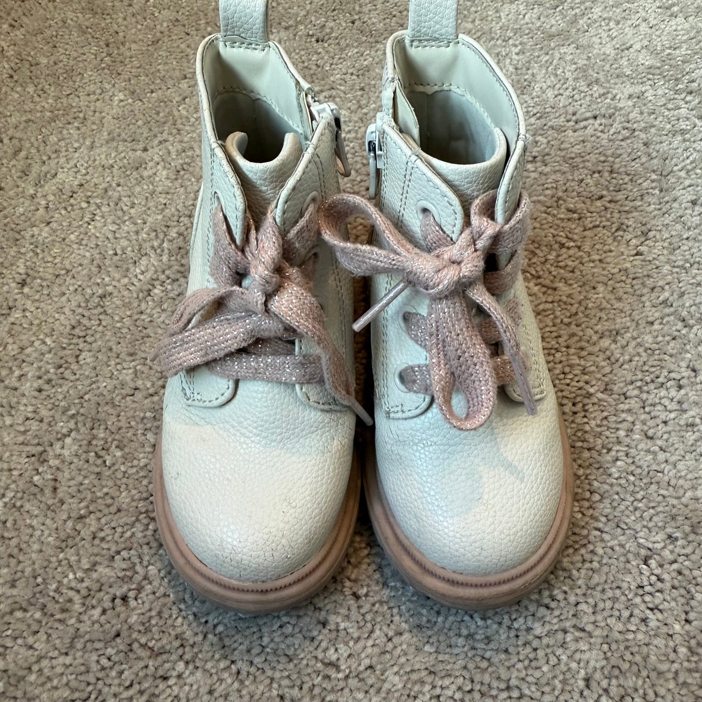 #139 Size 7 C&J Toddler Pink Boots