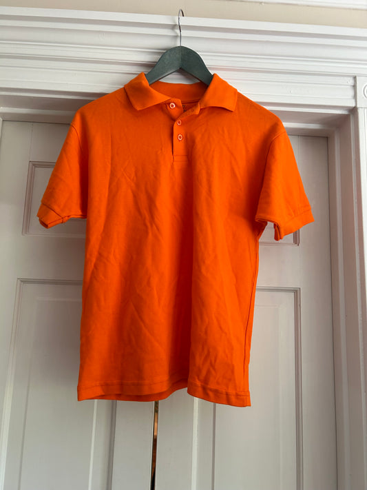 136 NWOT Boys orange polo size S (8)