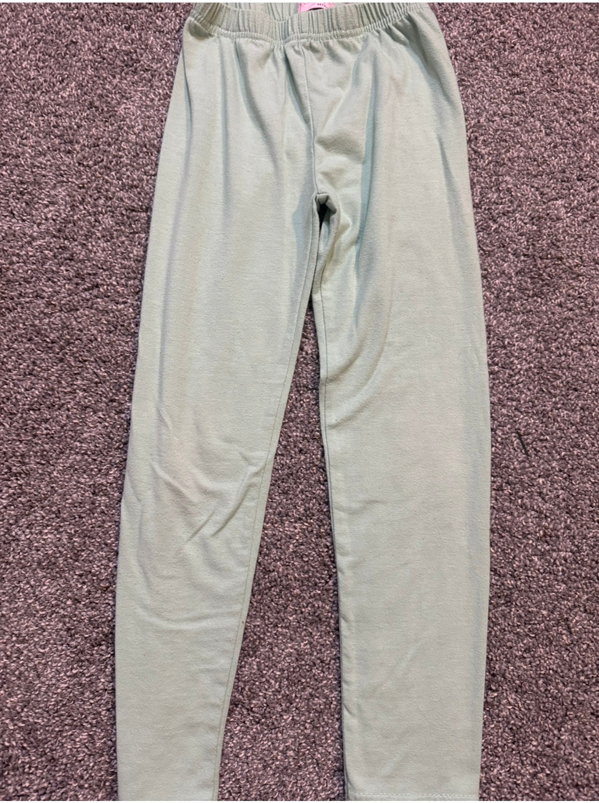 #53 girl leggings size 7: set of 2