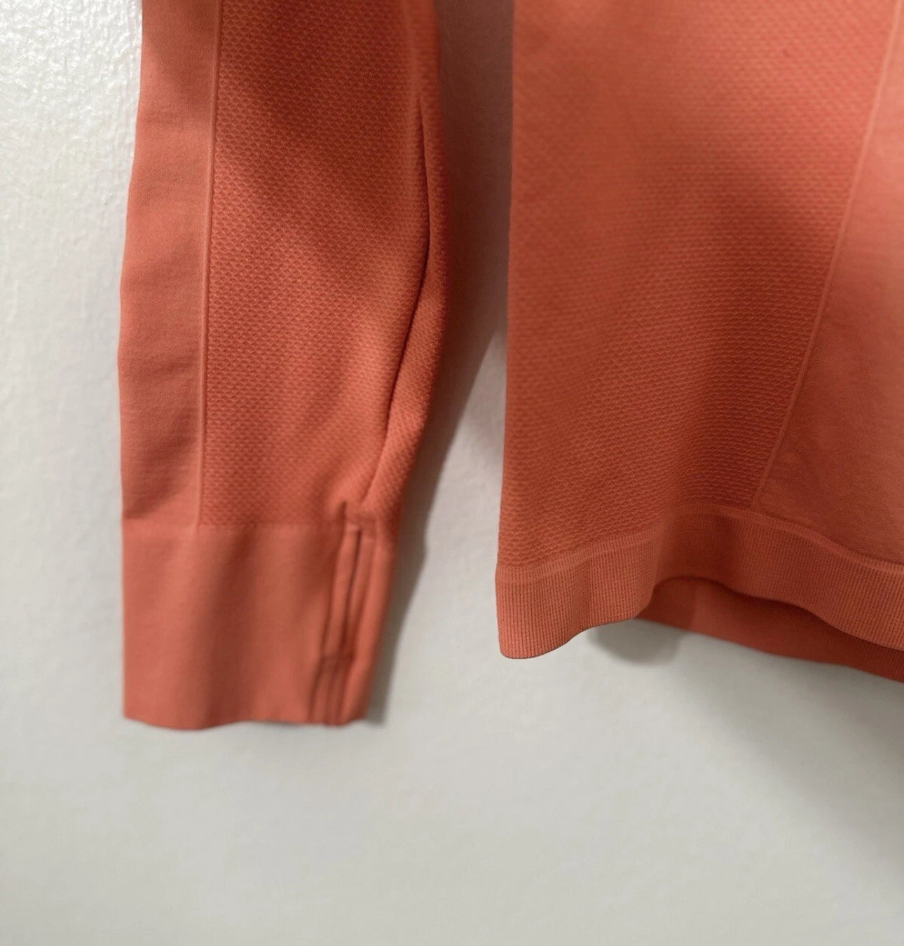 #111 Sweaty Betty Womens Coral Pink Athletic Pullover Size US 14