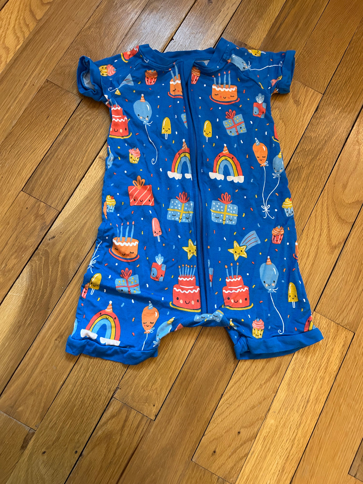 Seller 128 - Little Sleepies 12-18M Birthday Zippie