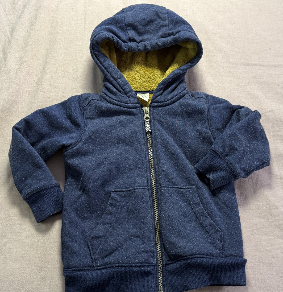 #103 2T Navy Fleece Lined Jacket