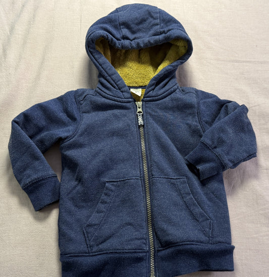 #103 2T Navy Fleece Lined Jacket