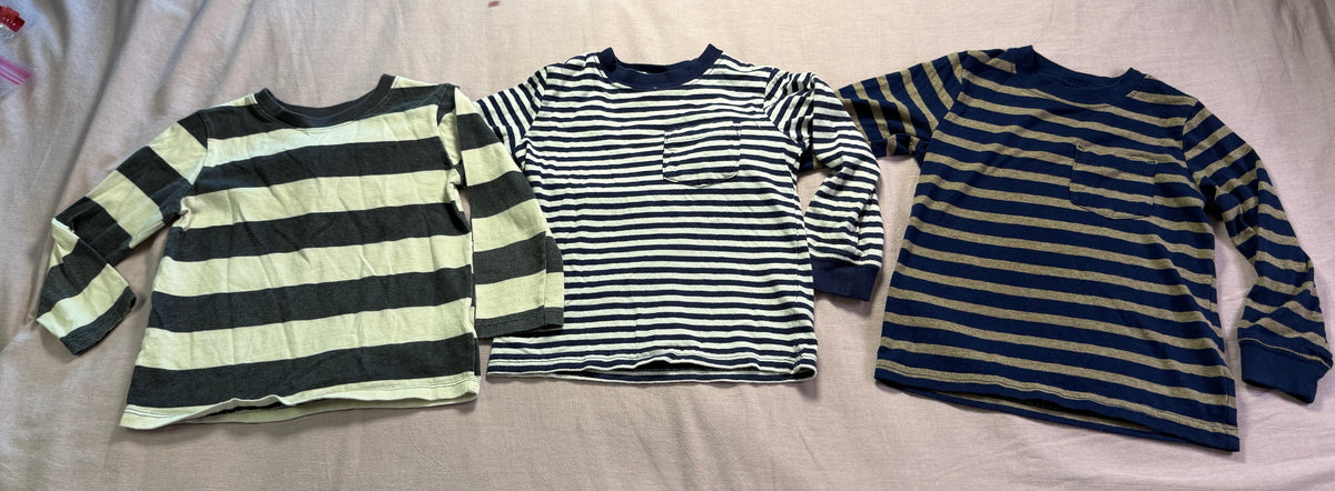 #103 2T Blue Stripe Shirt Bundle