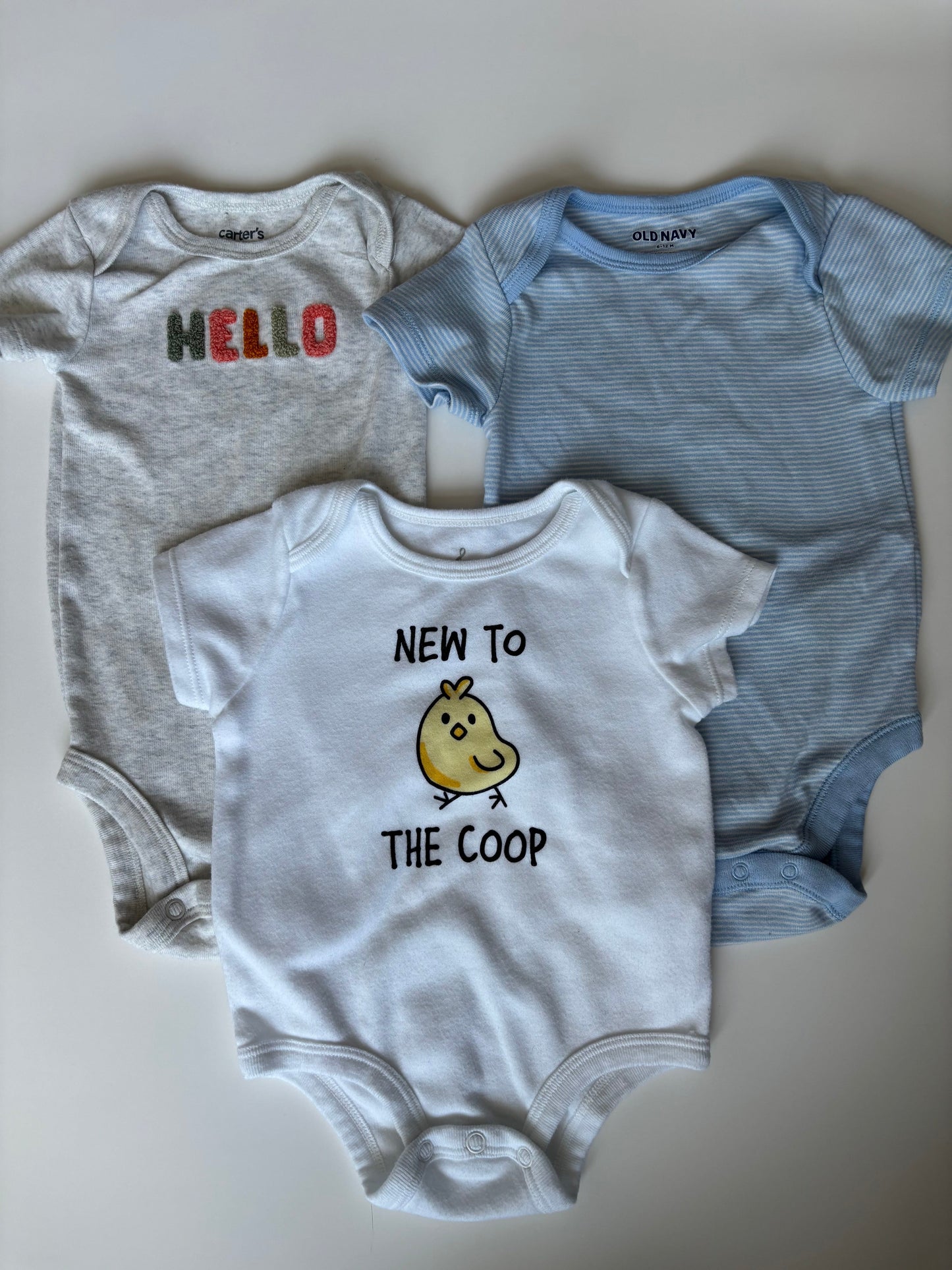 Seller #60 Assorted Brands Onesie Bundle - 3-6 Months