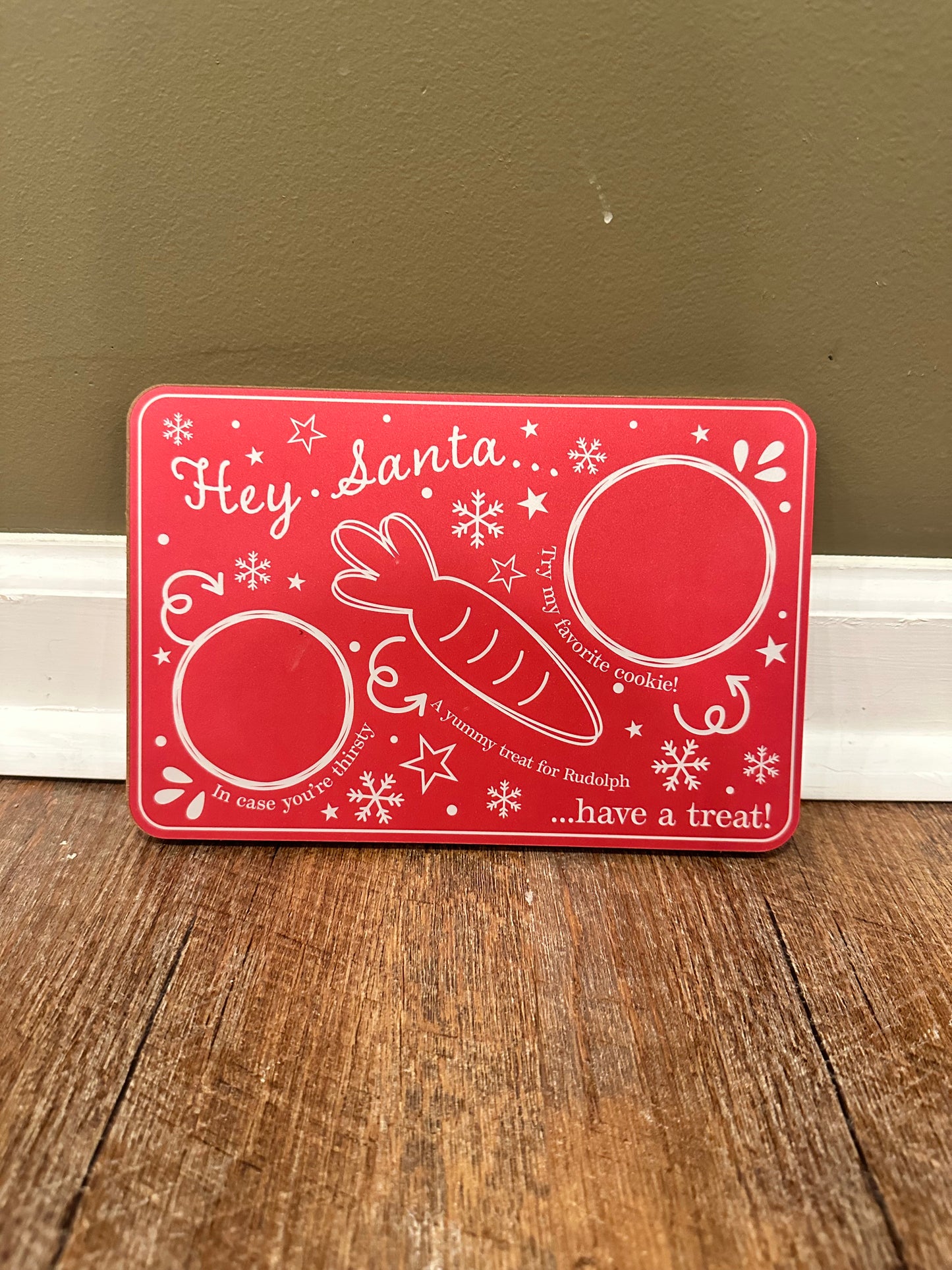 Seller #168 Santa Cookie Plate - New