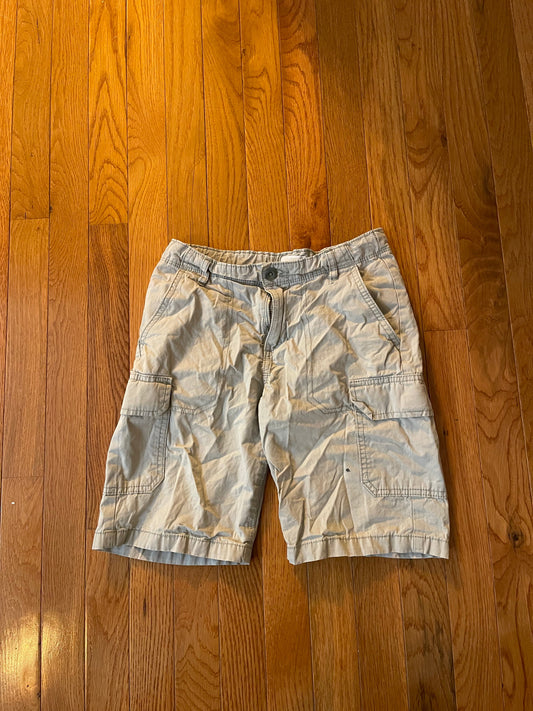 #100, Boys Khaki shorts size 10, see description