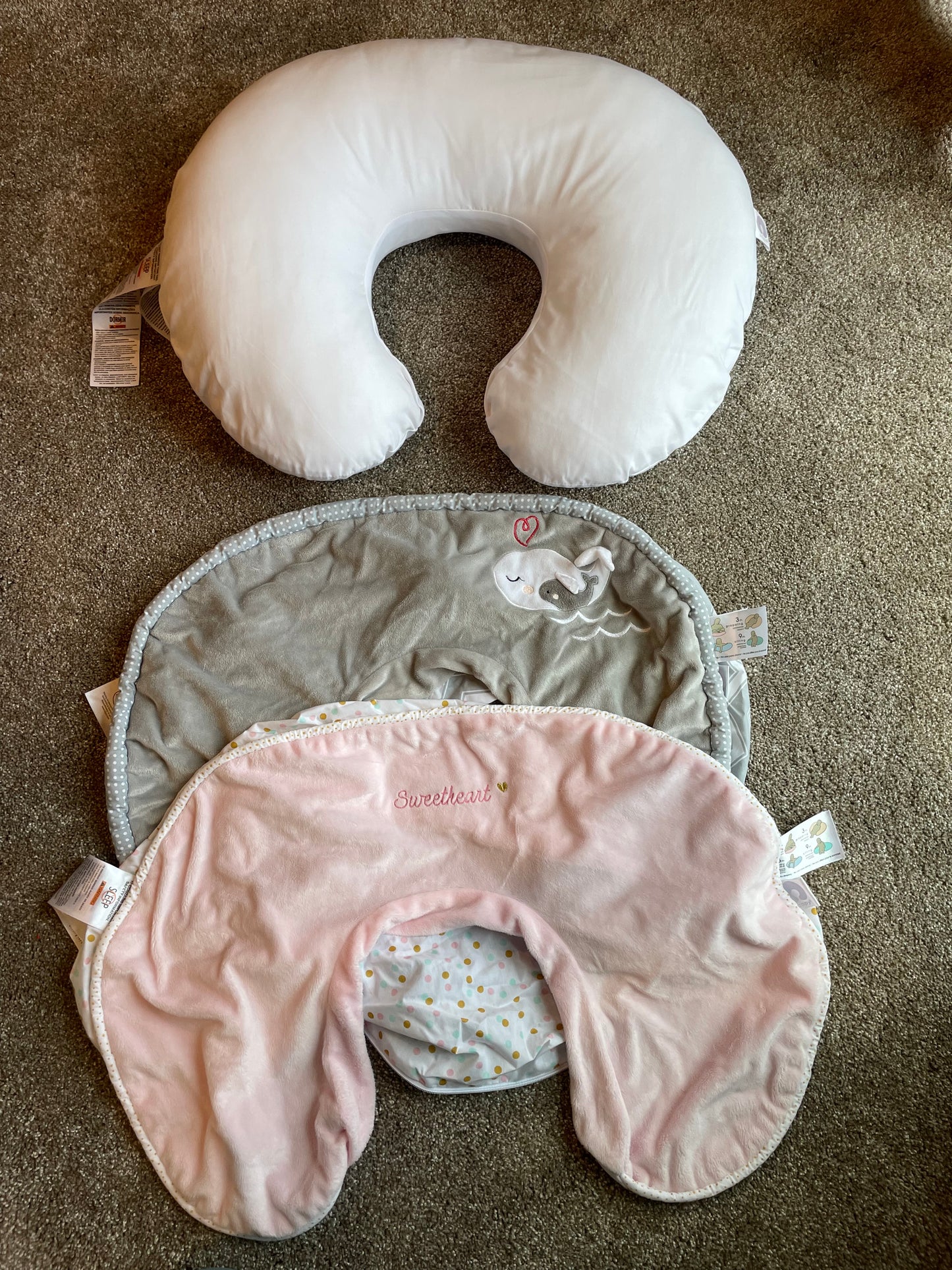 Boppy Pillow with 2 covers