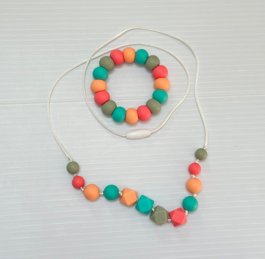 Seller #168 Teething Chew Bracelet + Necklace
