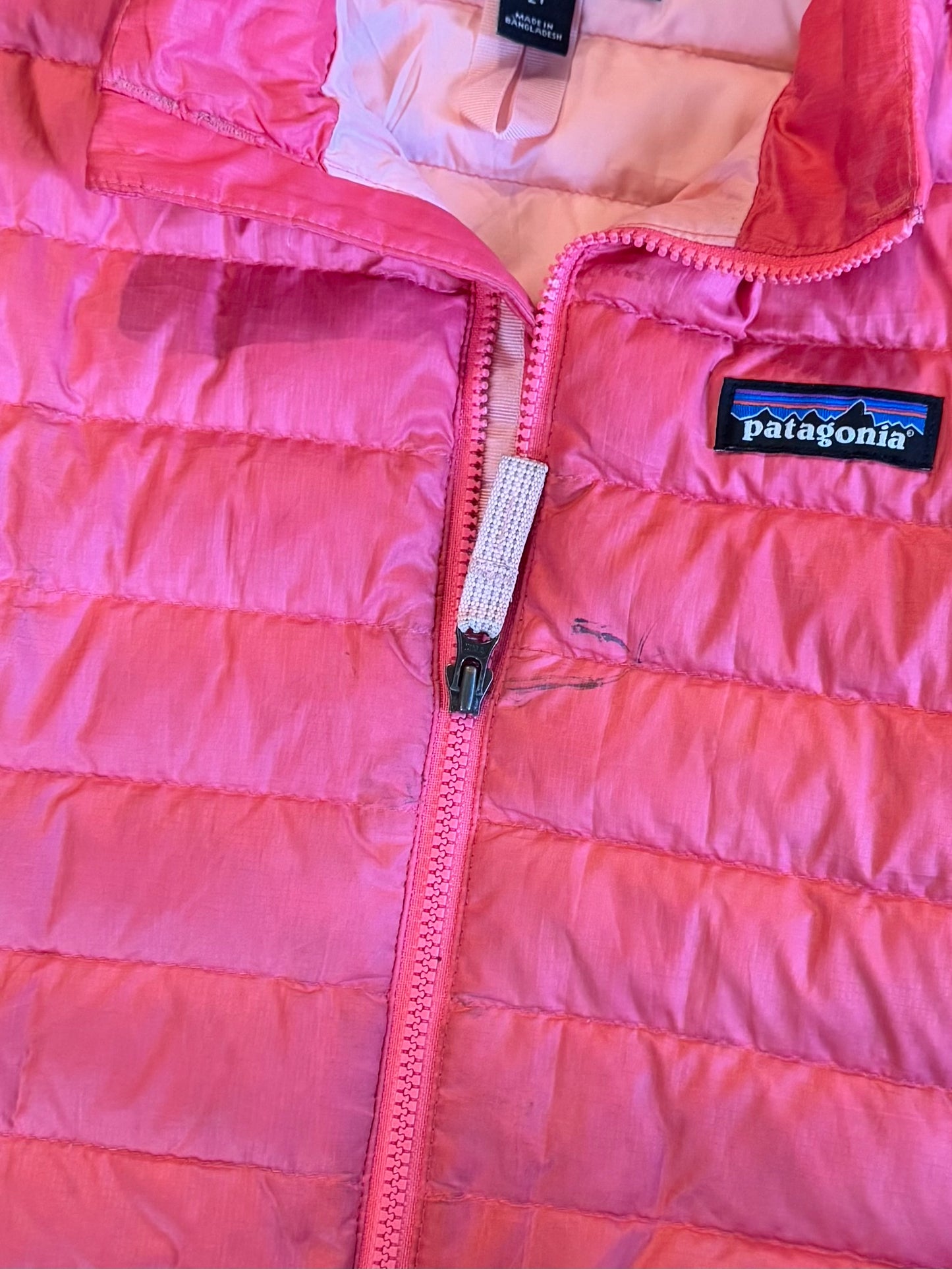 Seller #172 Patagonia Baby Girl Puffer Jacket Pink Size 2T