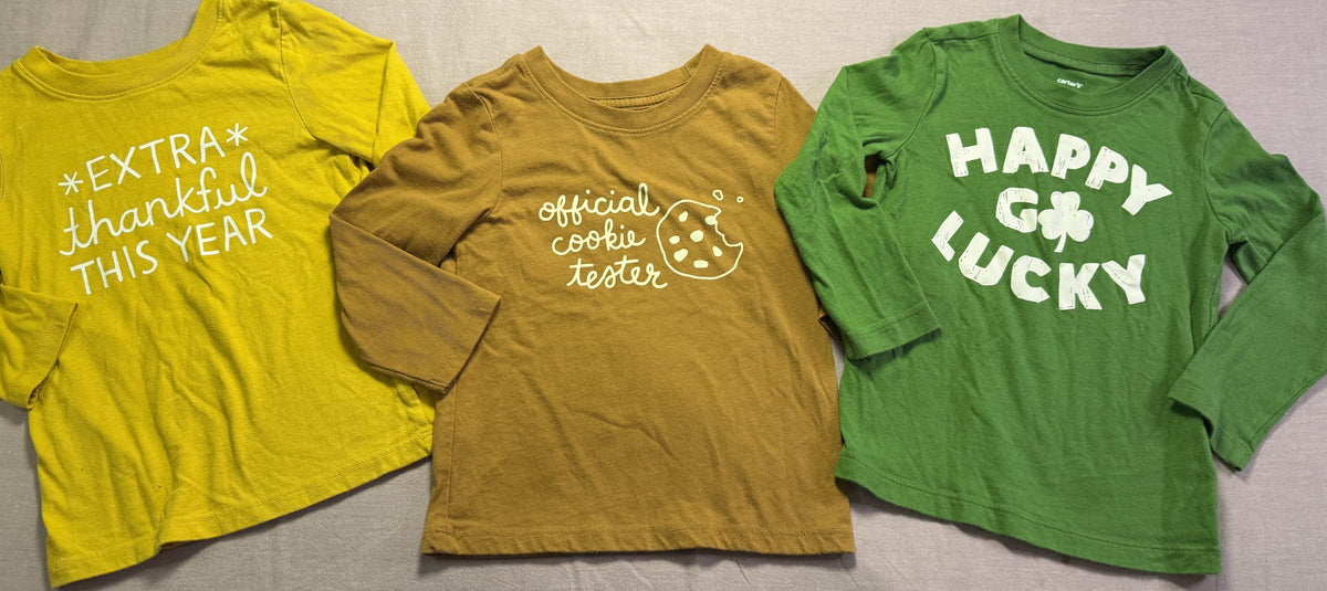 #103 2T Boys Holiday Shirt Bundle