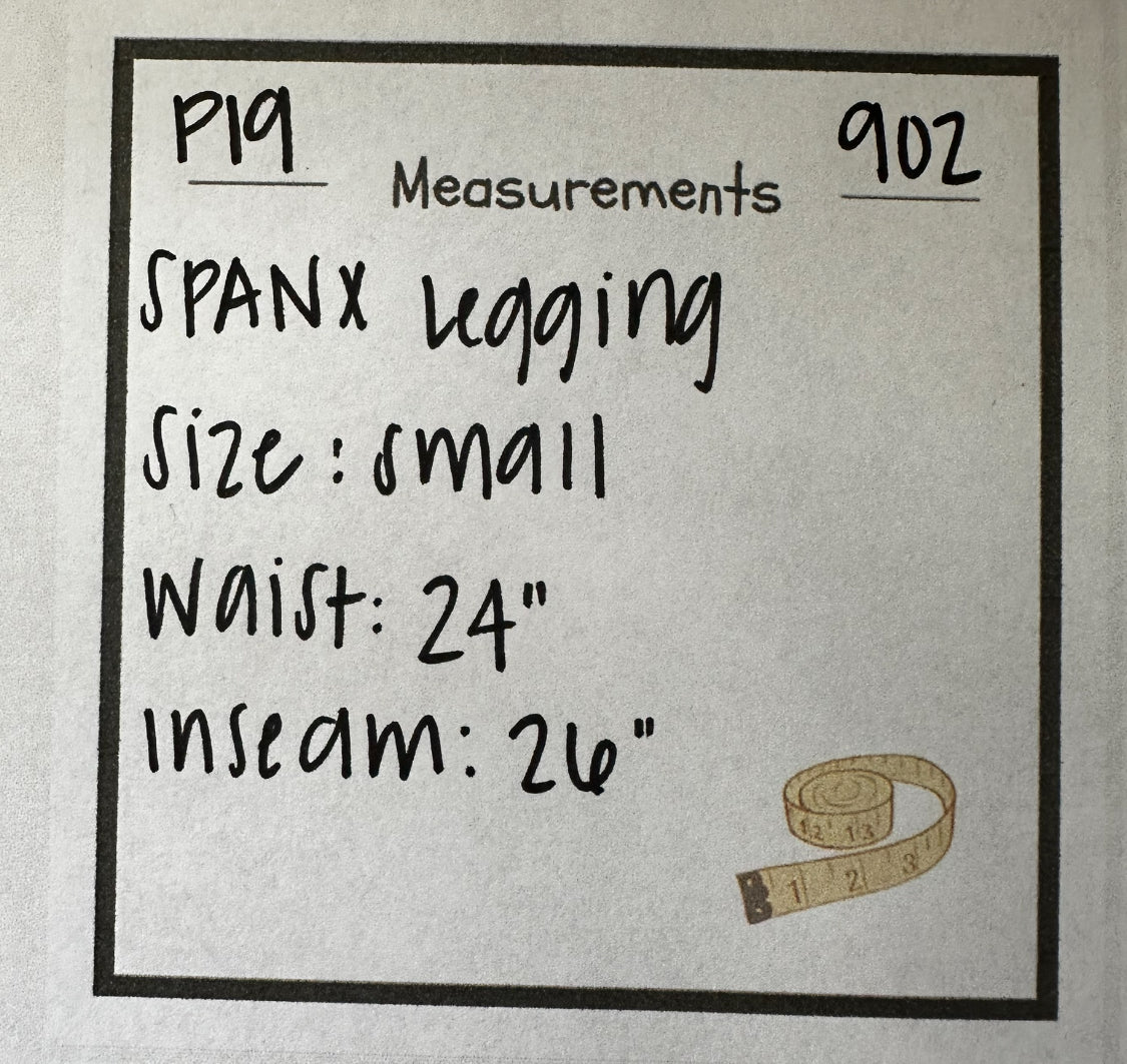 #111 Spanx Women's Size Small Faux Leather Moto Leggings Black