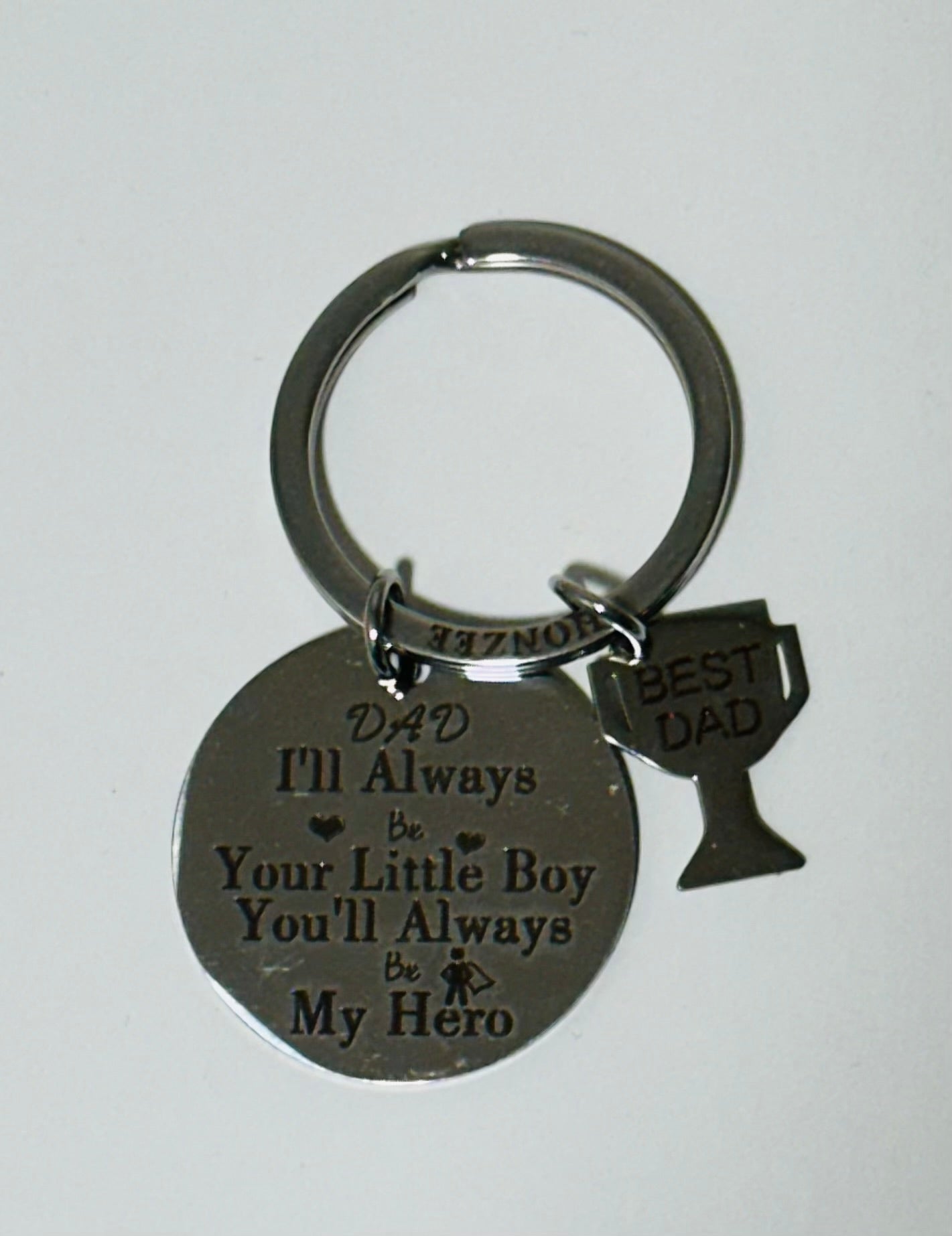 Brand New Keychain for Dad from Son (Great Father's Day Gift!)