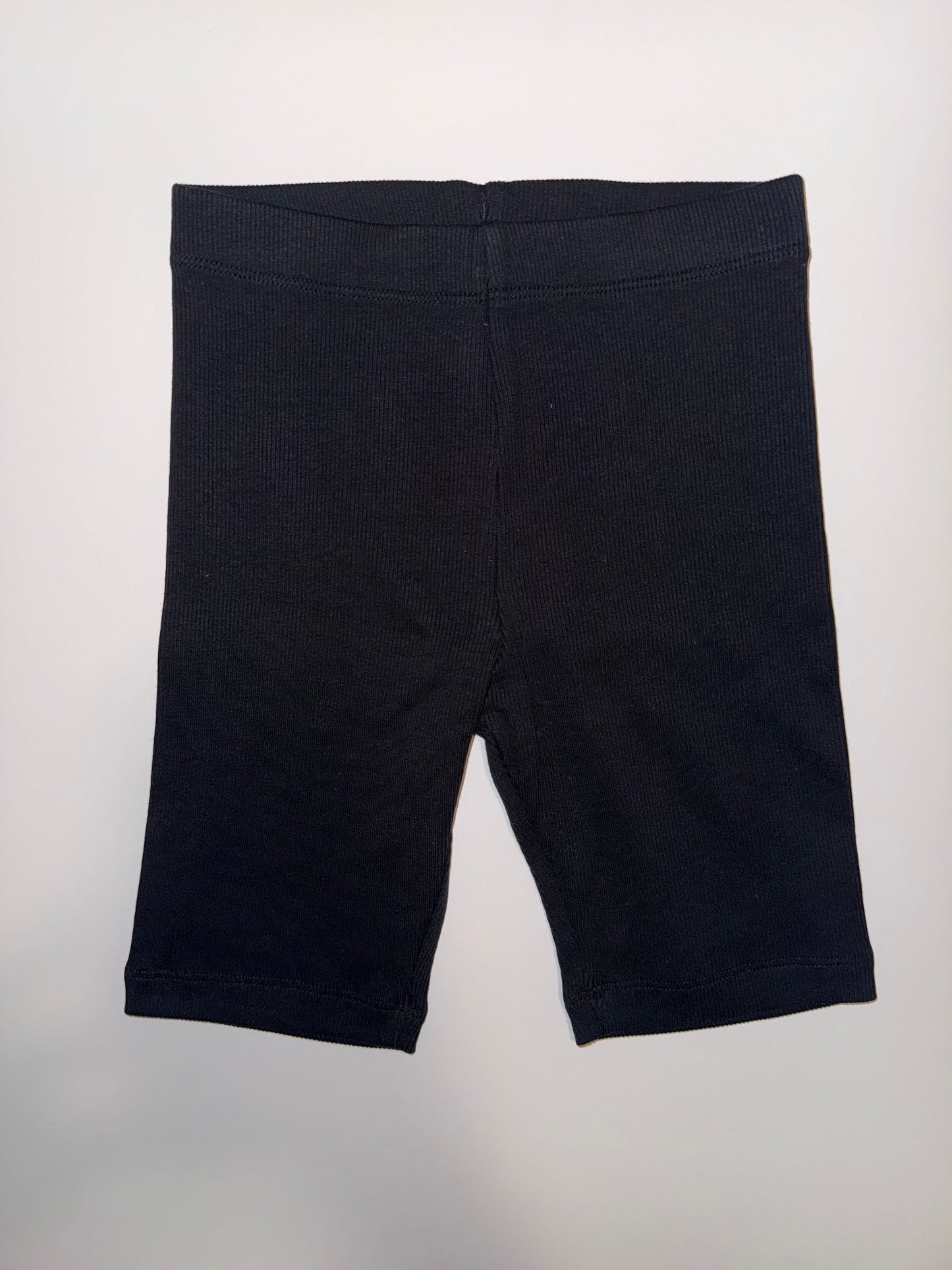 #106: REDUCED 4-5T NEXT Black Ribbed Biker Shorts NWOT