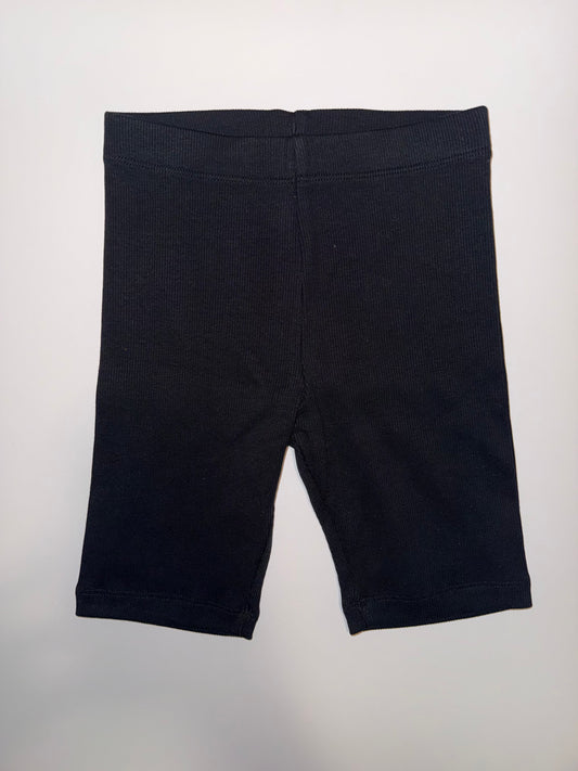 #106: REDUCED 4-5T NEXT Black Ribbed Biker Shorts NWOT