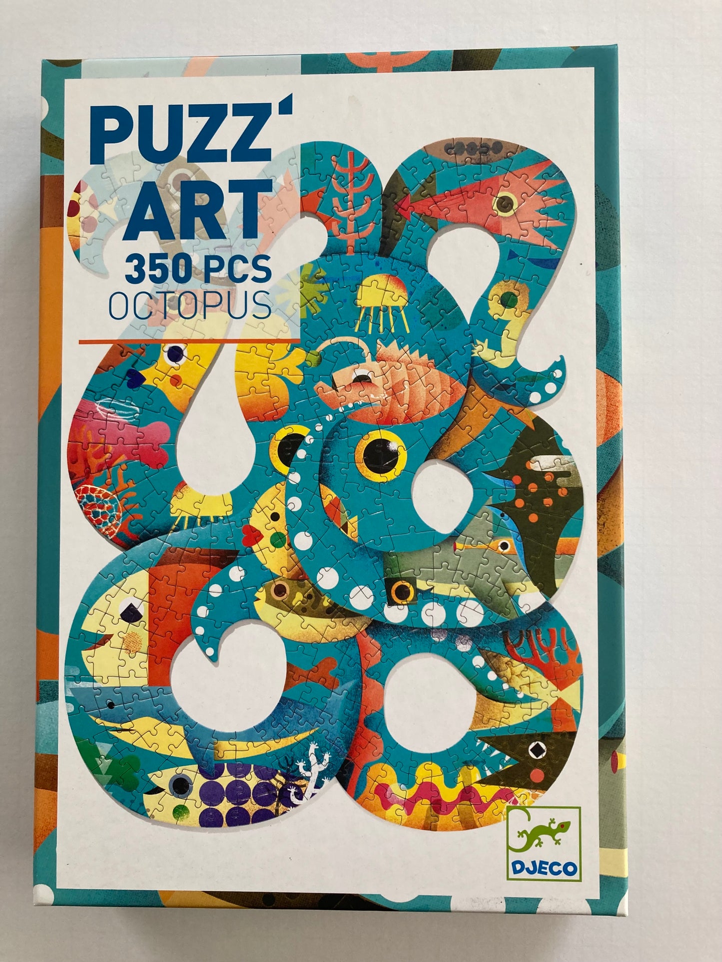 #91 Djeco 350-piece Puzz Art Octopus puzzle EUC