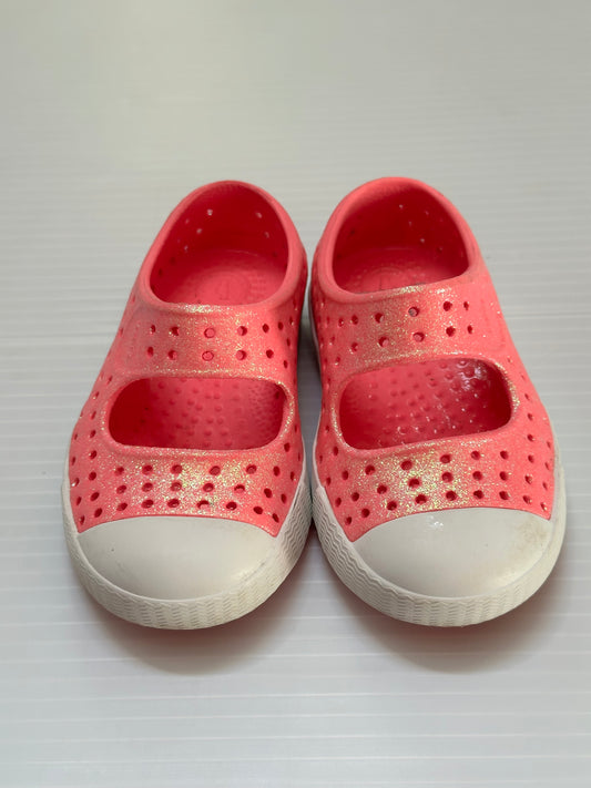 Seller #168 Native Girls Size 5 Pink Sparkle Maryjane’s