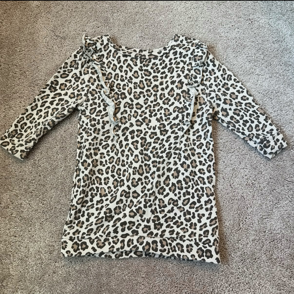 #139. 2T Grayson Mini Leopard Sweater Dress