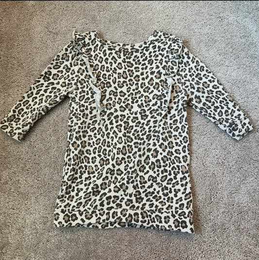 #139. 2T Grayson Mini Leopard Sweater Dress