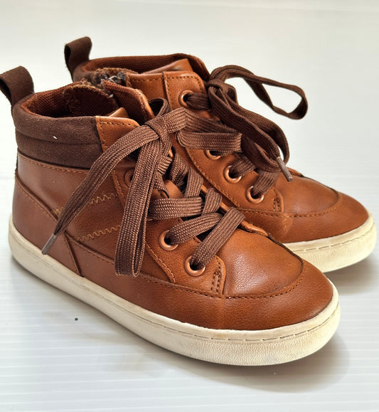 Seller #168 Cat & Jack Boys Size 9 Brown Sneaker Boots