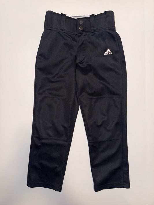 #106: REDUCED Youth XS Black Adidas Baseball Pants (Full Length)