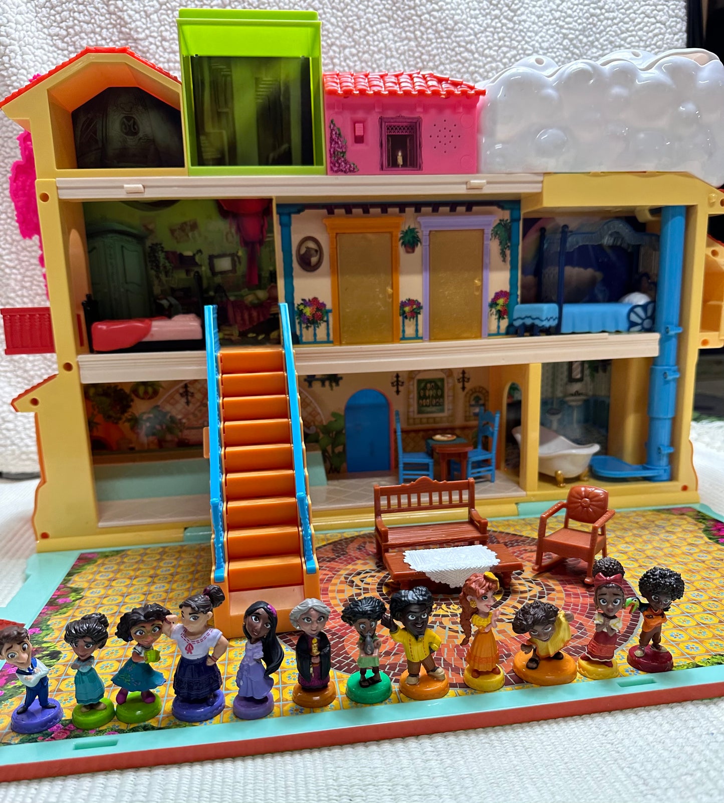 Disney Encanto Magical Madrigal House Playset with Mirabel Doll & 14 Accessories