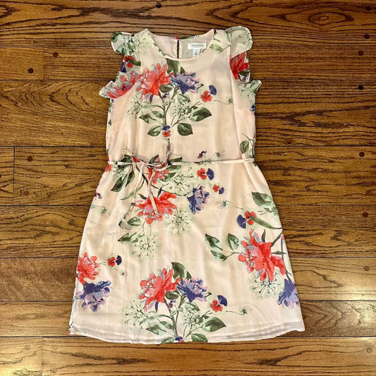 #95 EUC Womens Motherhood Maternity Pink Floral Maternity Dress, size S