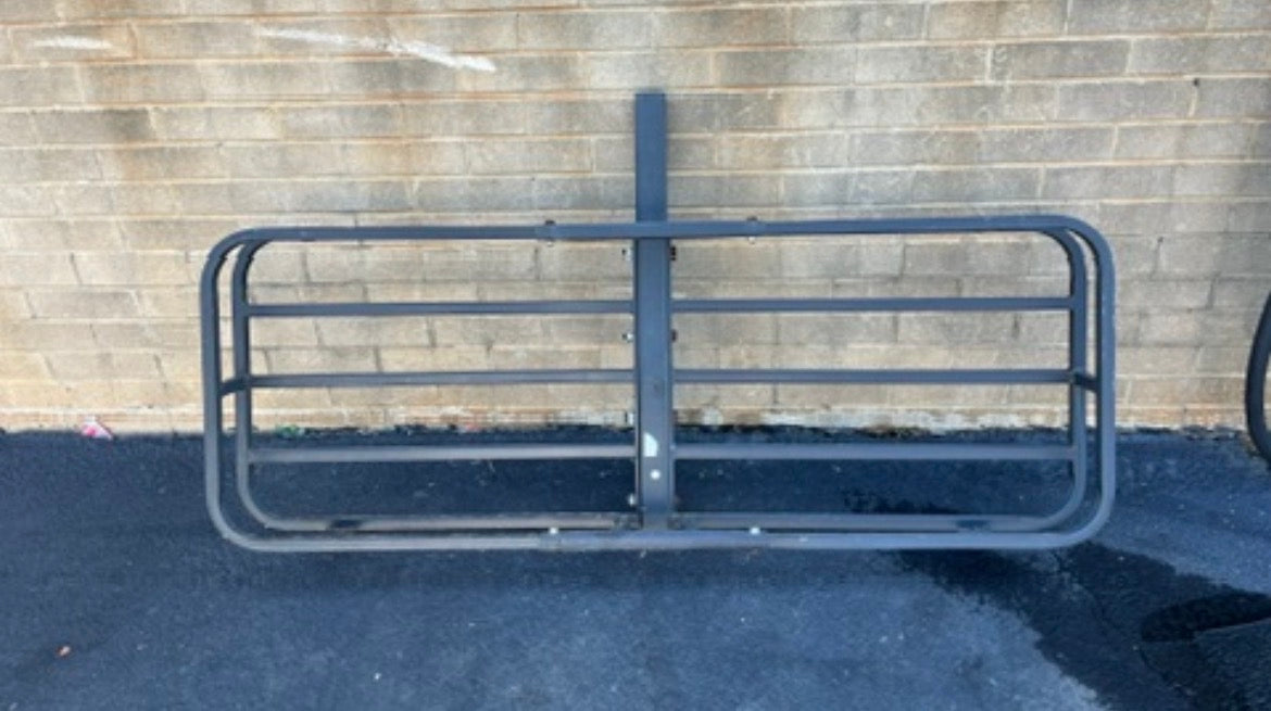 137 black Cargo rack for trailer hitch on car 53"L X 19.5"D X 5"H (Multiple pictures)