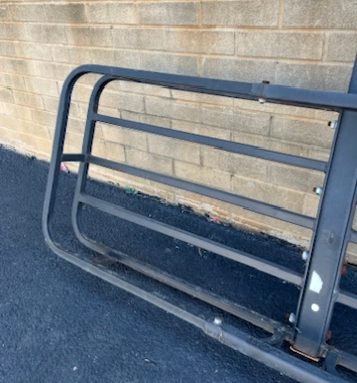 137 black Cargo rack for trailer hitch on car 53"L X 19.5"D X 5"H (Multiple pictures)