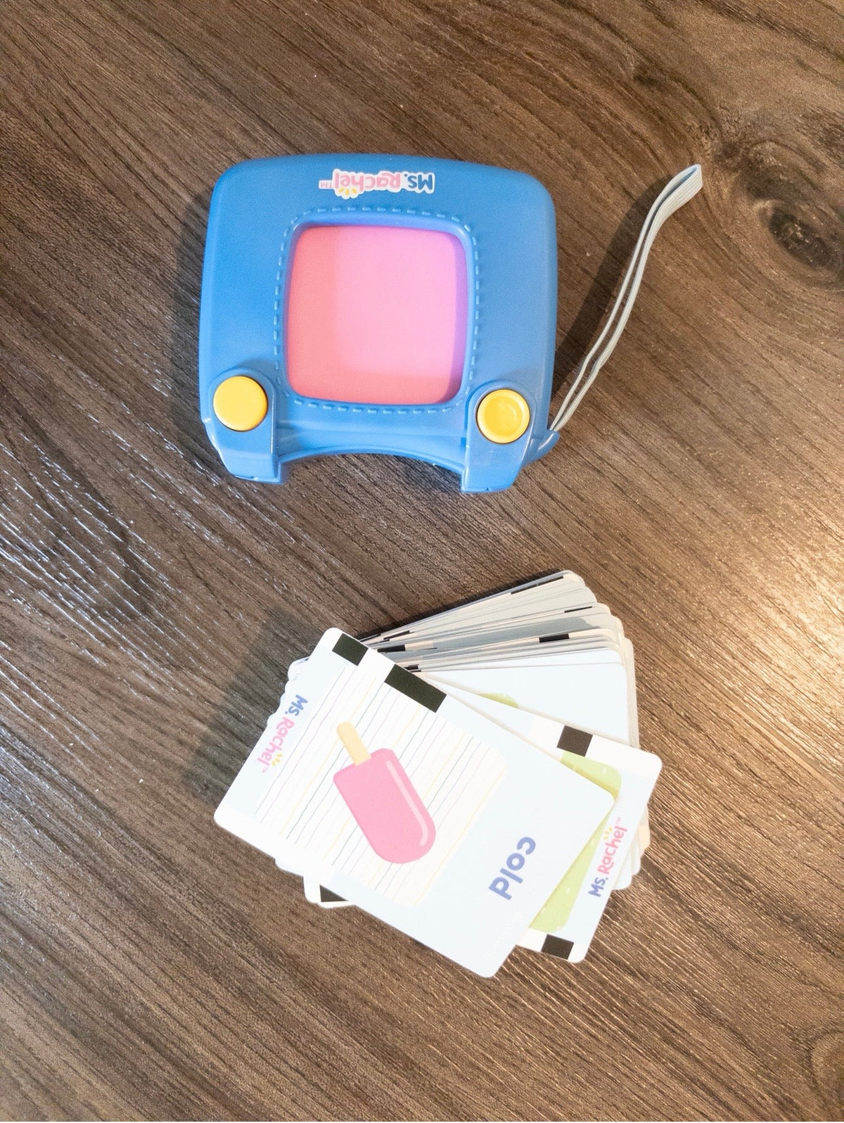 #36 Ms. Rachel First Words Talking Flash Cards with Electronic Reader. EUC