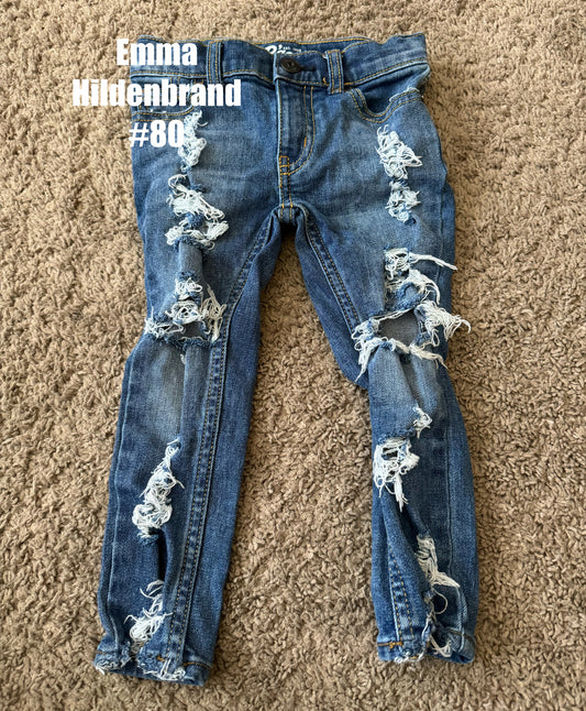REDUCED 3T Oshkosh Jeans - Distressed