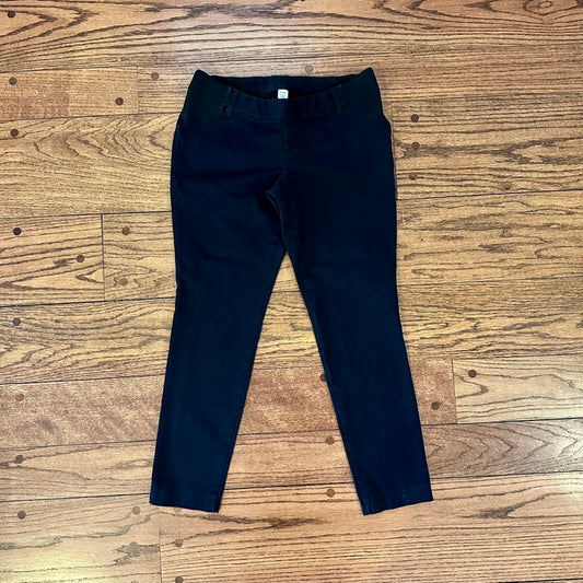 Women's Old Navy Maternity (side panel) Black Cropped Pants - size 4