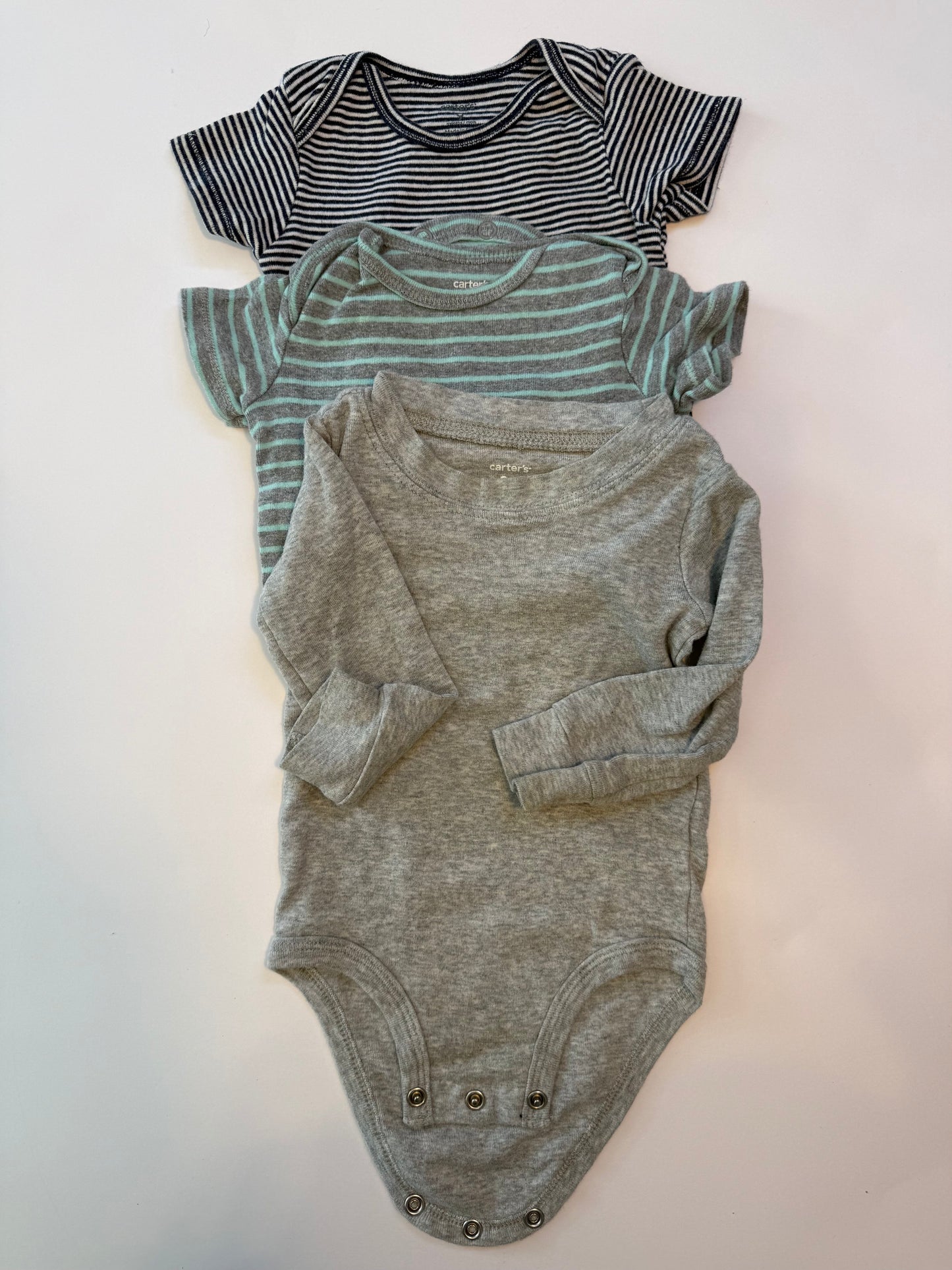 Seller #12 9mo Gender Neutral Carter's Onsie Set of 3
