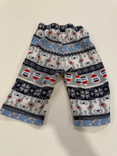 #9 -  Gap -  Abominable Snowman Fairisle Fleece Pants Toddler SIZE  12-18M REDUCED