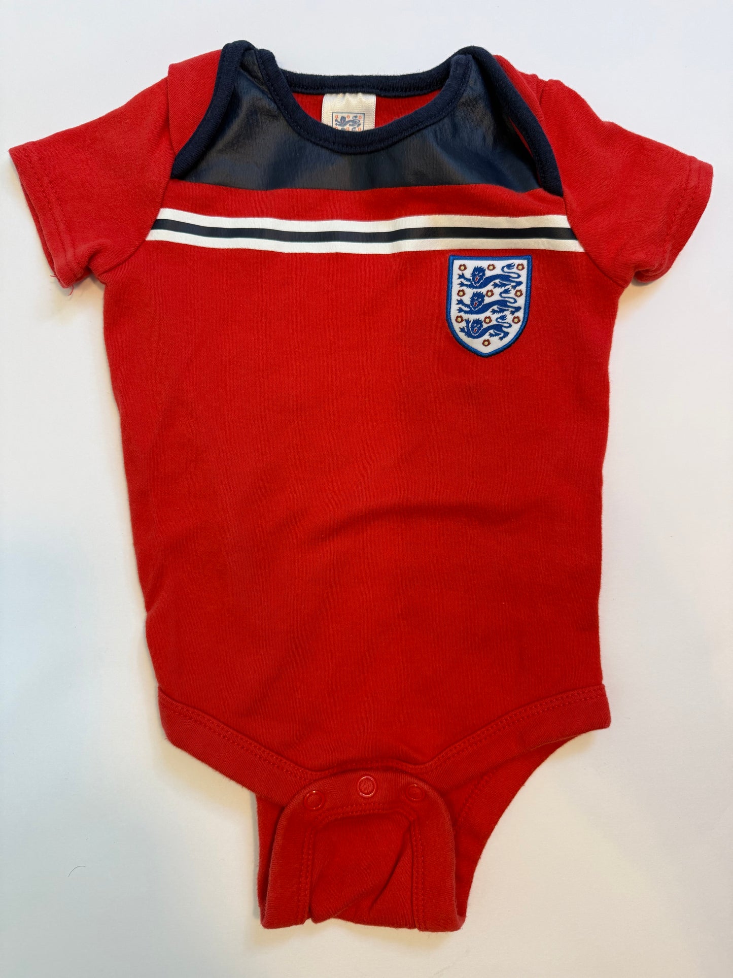 Seller #12 12-18mo Gender Neutral England Soccer Onsie