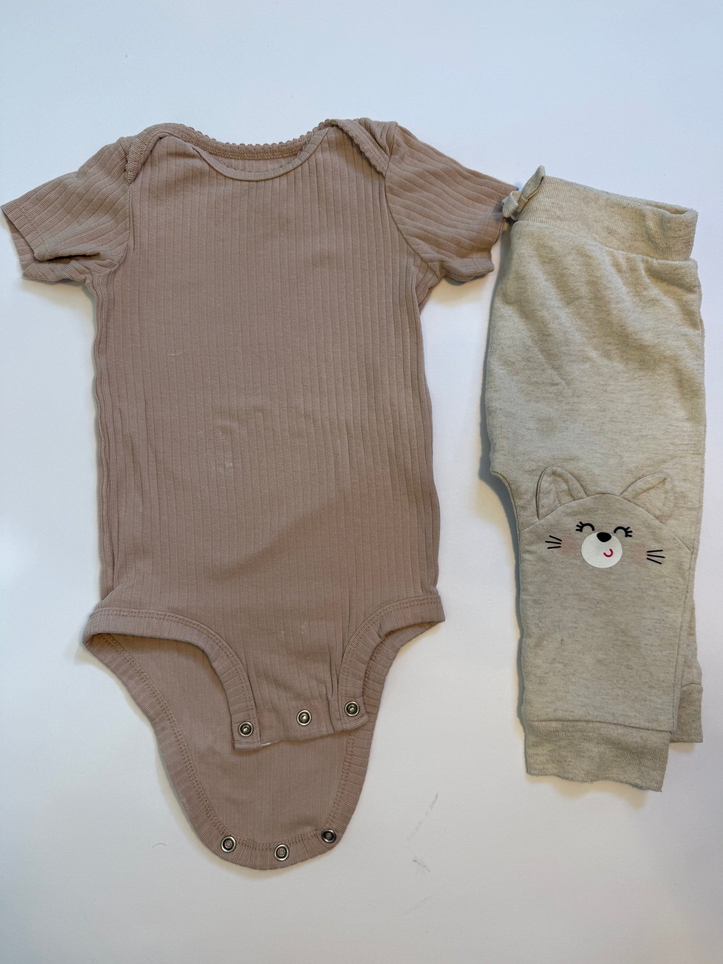 Seller #12 Girls 12mo Onsie and sweatpant set