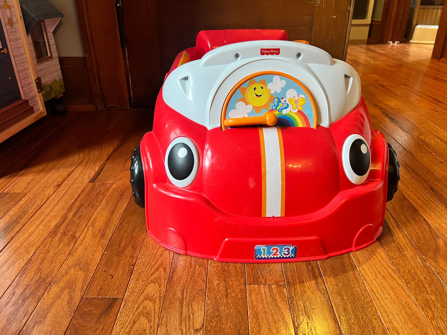 #98 Fisher Price PPU Learning Toy Laugh and Learn Crawl Around Car Activity Center