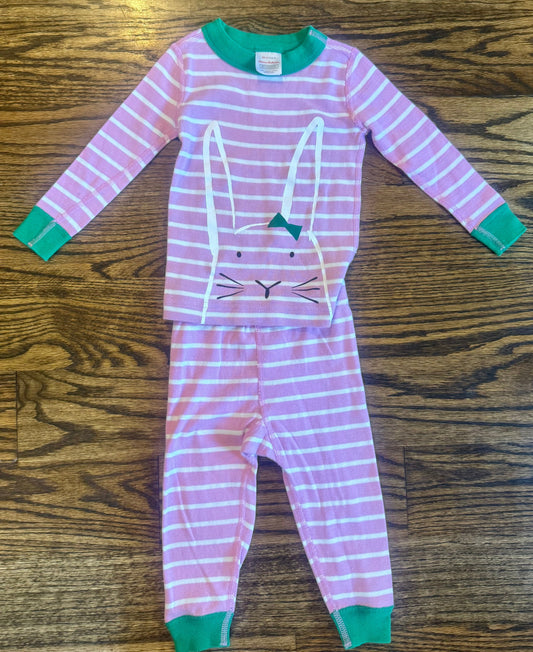 Seller #172 Hanna Andersson Girl Bunny Pajamas Size 2T