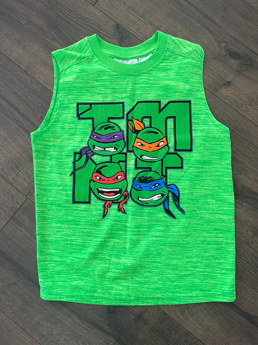 137 Boys Size 8 TMNT sleeveless dri-fit shirt  BNWOT