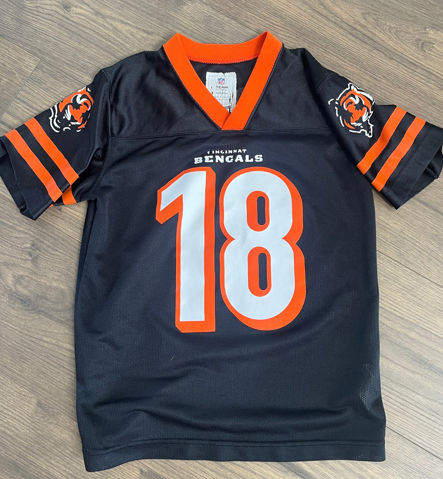 137 bengals Jersey Green YL 8/10