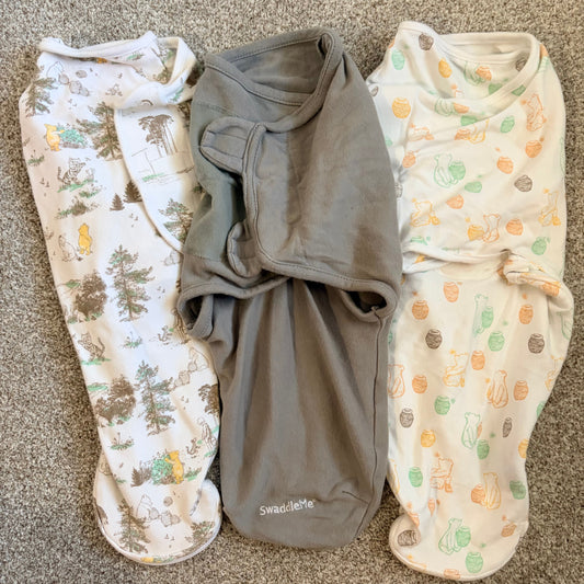 Seller #178 Set of 3 Velcro swaddles