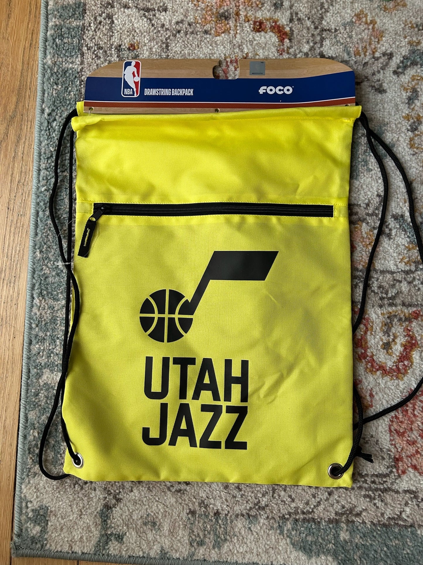 Seller 128 -Utah Jazz Drawstring Bag *new with tags*