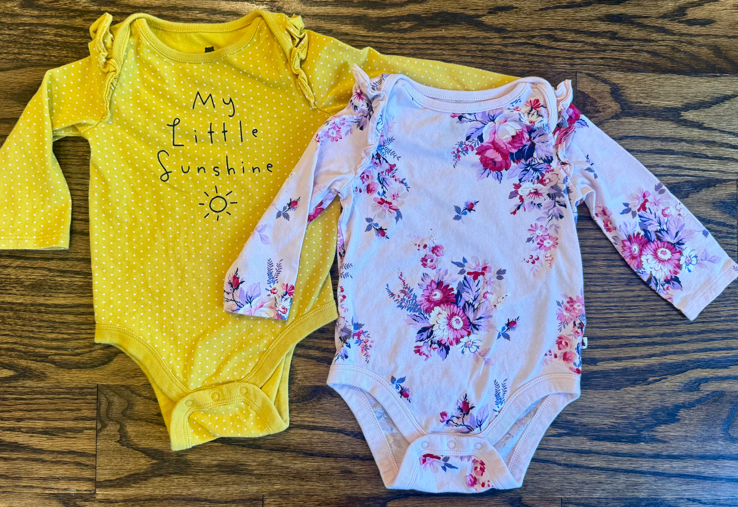 #28 Baby Gap Girls Onesies, Size 6-12 m