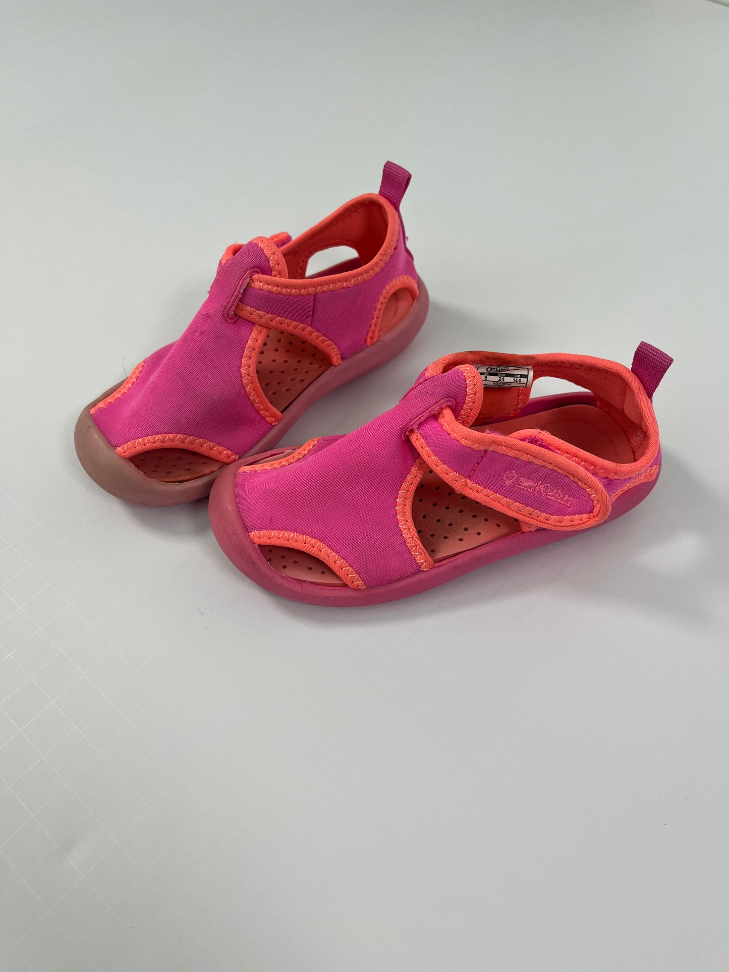 PPU 45242 Osh Kosh size 8 pink water shoes 
