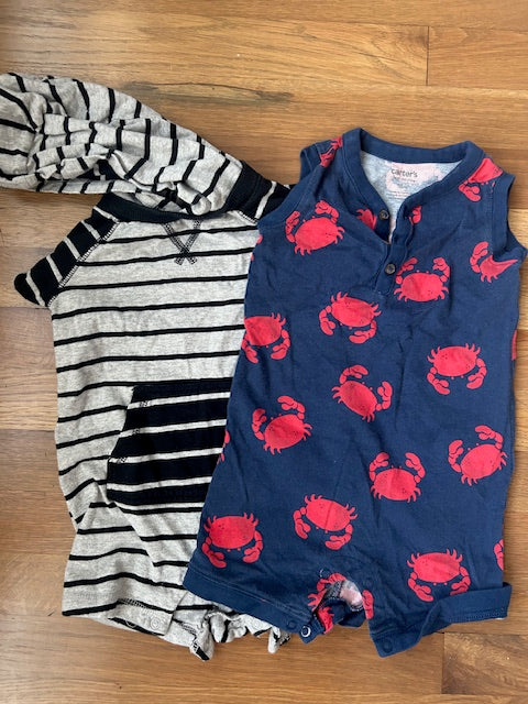 Seller #19 Boys Carters Rompers 18mo