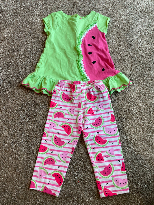 Girls 2T watermelon outfit