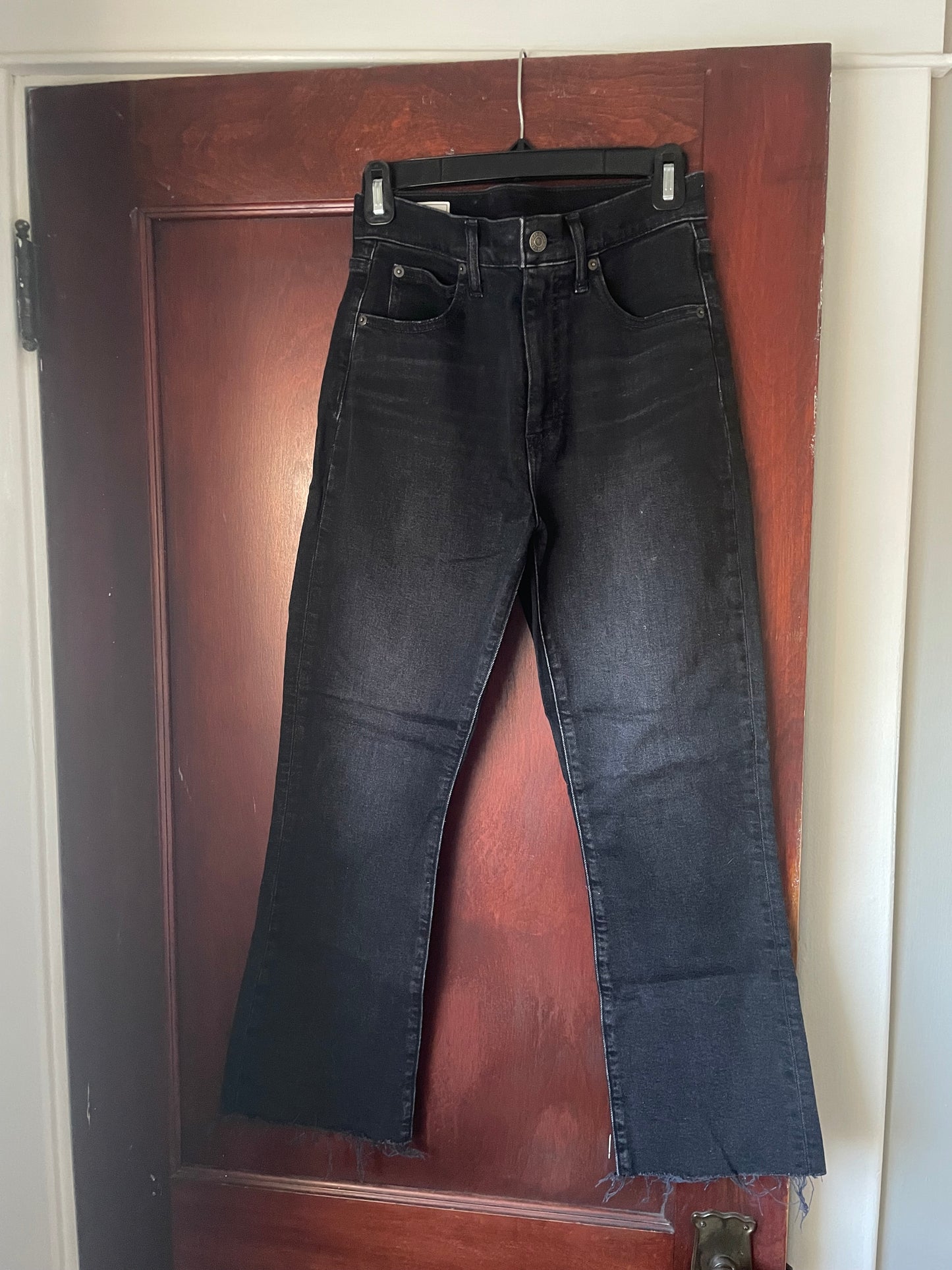 Gap Women’s Size 27/4R Kick Fit High Rise Black Jean